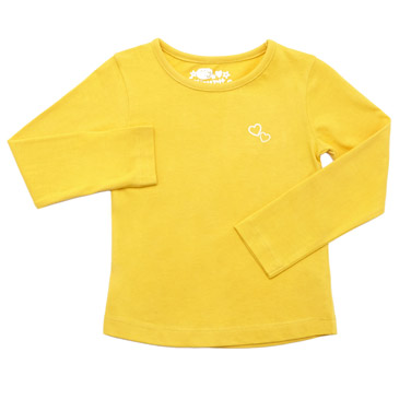 Toddler Solid Long-Sleeved Top